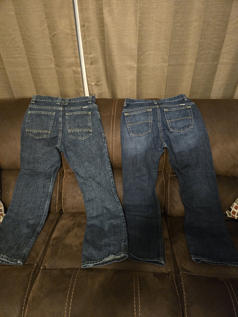 Boys Wrangler Kids Blue Denim Jeans Duo